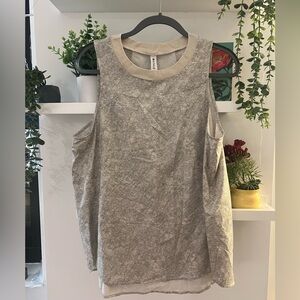 Athleta Women's Tank Top in Beige and Gray